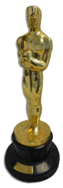ET Extra Terrestrial prop Joan Crawford's Best Actress Academy Award Oscar For ''Mildred Pierce'' -- Considered One of the Greatest Performances by an Actress in the History of Cinema