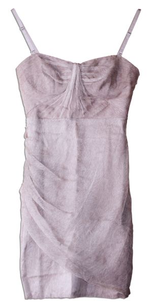 Mila Kunis ''Ted'' Wardrobe -- Lovely Pink-Beige Dress