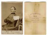 William Sherman Signed Photo of Himself as General -- Superb Signature