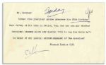 Press Document Discussing JFKs Itinerary During His Fateful Dallas Trip -- From the Estate of Malcolm Kilduff