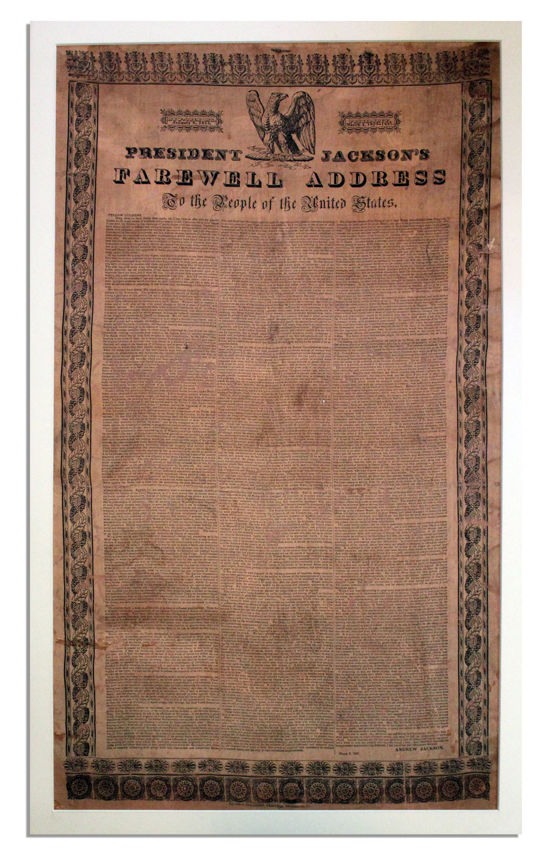 lot-detail-rare-silk-copy-of-andrew-jackson-s-1837-farewell-address