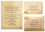 Invitation to John F. Kennedy & Jacqueline Bouviers Wedding -- Scarce
