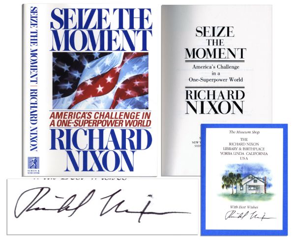Richard Nixon ''Seize The Moment'' Signed