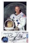 Buzz Aldrin Signed 8 x 10 NASA Photo
