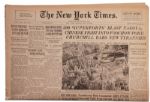 The New York Times Newspaper From 14 May 1945 -- Bombed Out Berlin on Front Page