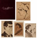 Extraordinary Collection of Art by Enrico Caruso -- The Opera Great, Also Known for His Sketches, Here Draws 39 Portraitures, Many Self-Portraits