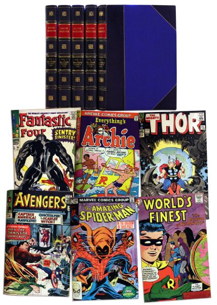 Fantastic Set of 53 Comic Books -- Including Batman, Spiderman & The Very First Star Trek Comic Ever Printed