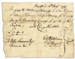 Founding Father Oliver Ellsworth Signed 1777 Document