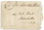 Extremely Scarce Franklin Pierce Free Frank Signed as President
