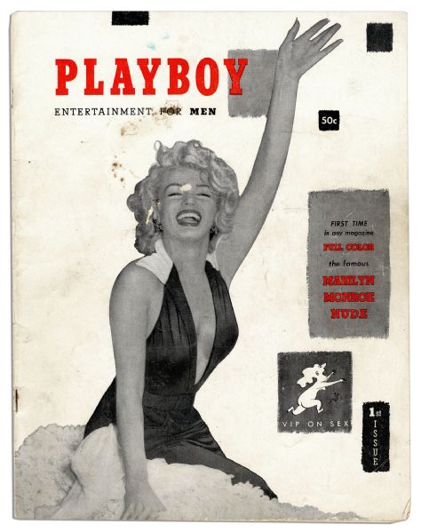 Rare First Ever ''Playboy'' Featuring Marilyn Monroe