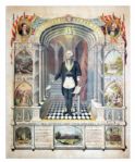 George Washington Freemason Lithograph