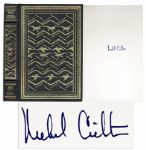Signed Limited Edition of Michael Crichtons Classic Jurassic Park