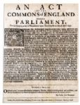 Broadside Issued During the Third English Civil War Calling For a Day of Humiliation