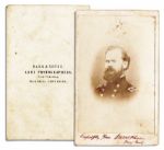 Civil War General James Birdseye McPherson Signed CDV -- Only Union General KIA During the Civil War