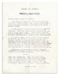 Rare Irish Independence Proclamation -- Issued on 28 June 1922, the First Day of the Irish Civil War -- ...Fellow Citizens of the Irish Republic: The fateful hour has come...