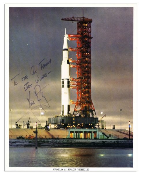 Neil Armstrong Apollo 11 Signed 8'' x 10'' Photo