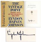 Lyndon B. Johnson Signed First Edition of His Memoir The Vantage Point: Perspectives on the Presidency 1963-1969