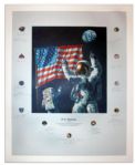 Alan Bean Artwork Signed by 20 Fellow Astronauts