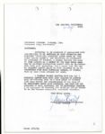 James Stewart Letter Signed Regarding The Glenn Miller Story -- ...June Allyson...may be accorded [equal] credit...except, of course, that my name shall precede her name...