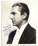 Bela Lugosi 8 x 10 Signed Photo -- Rare Signed Photo of the Hollywood Horror Star