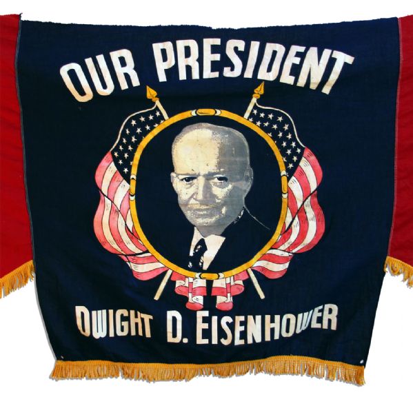 Dwight Eisenhower Red, White & Blue Banner