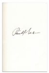Richard Nixon ''Real Peace'' First Edition Signed Book