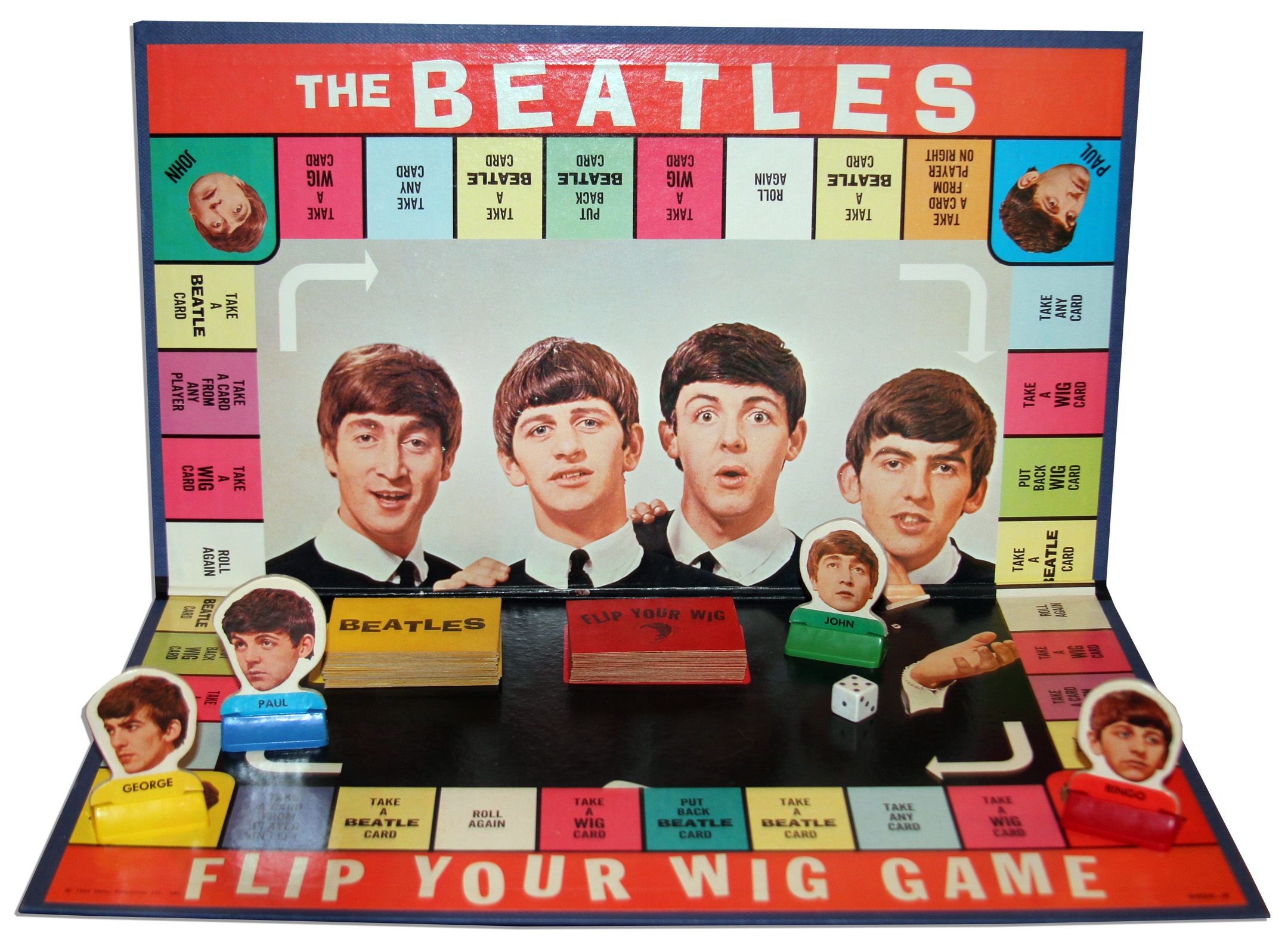 The Beatles ''Flip Your Wig'' Board Game -- From The He...