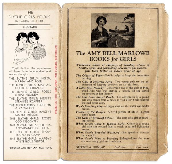 Impossibly Scarce First Edition, First Printing of The First Nancy Drew Book -- ''The Secret of The Old Clock'' -- With First Printing Dustjacket -- Fewer Than 10 Thought to Exist