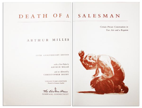 Arthur Miller Signed Copy of ''Death of a Salesman''