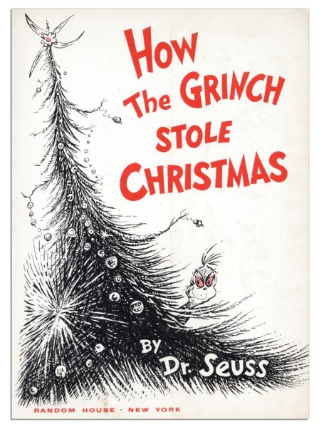 Dr. Seuss ''How the Grinch Stole Christmas'' First Edition With First Printing Dustjacket