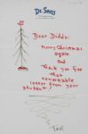 Rare Original Dr. Seuss ''Grinch'' Drawings Signed -- Festive Christmas Greetings