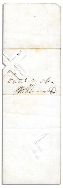 Confederate Commissioner James Murray Mason Signed Check