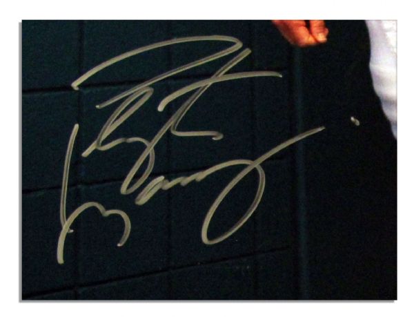 Peyton Manning Signed & Framed Large 20'' x 16'' Photo From 2007 Superbowl XLI -- With Steiner COA & NFL Hologram
