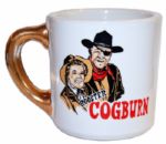One-of-a-Kind ''Rooster Cogburn'' Mug -- The Sequel to ''True Grit,'' Starring John Wayne as Rooster