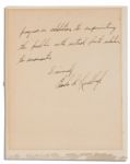 Charles Lindbergh November 1927 Autograph Letter Signed -- ''...in preparation of my flight to Paris...the efficient manner in which you handled things...is something which I deeply appreciate...''