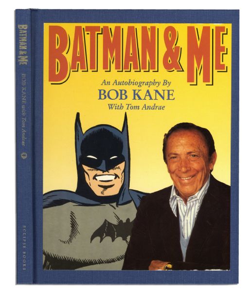 Limited Edition of ''Batman & Me'' Signed by Bob Kane -- Plus Original Signed Sketch of Batman!