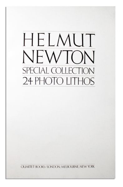 Rare Helmut Newton ''Special Collection 24 Photo Lithos'' First Edition