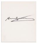 Andy Warhol Twice Signed Catalog of His Work