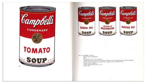 Andy Warhol Twice Signed Catalog of His Work