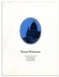 JFK ''Texas Welcome'' Dinner Program From 22 November 1963