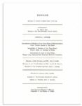 JFK ''Texas Welcome'' Dinner Program From 22 November 1963