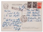 Robert Kennedy Autograph Letter Signed From the Soviet Union -- on a Soviet Union Postcard -- Likely Written When RFK Worked for the Senate Investigations Committee