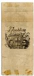 Michigan Ballot From the Lincoln-Johnson 1864 Presidential Election