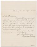 Abraham Lincoln War-Dated Endorsement Signed on 6 May 1864 on the Back of a Full Letter -- While the Battle of the Wilderness Raged in Virginia