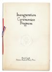 FDR 1933 Inauguration Materials -- The Start of His Record Four Terms in Office