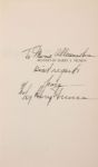Harry Truman Signed Two Volume Set of His Memoirs -- Both Volumes Signed