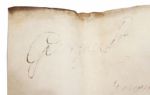 King George III Signed Vellum Document Relating to Sardinia in 1807 -- Just Three Years Before His Descent Into ''Madness''