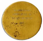 Medal Presented to Sammy Davis Jr. in 1967 by The Grammy Awards' Governing Body -- The National Academy of Recording Arts & Sciences