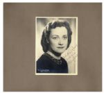 Rare Early Autograph Letter Signed by England's Beloved Contralto Kathleen Ferrier -- Plus 49 Signed Photos by Various 20th Century Classical Music Legends -- Including Two Signed by Ferrier