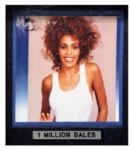 Whitney Houston Multi-Platinum RIAA Award for ''Whitney'' -- Lovely Tribute to the Phenomenal Star